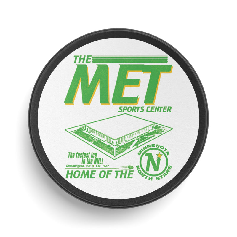 Load image into Gallery viewer, The Met Arena Minnesota North Stars Hockey Puck