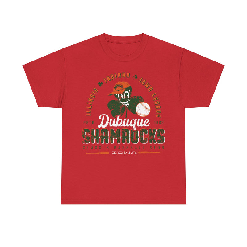 Load image into Gallery viewer, Dubuque Shamrocks Est 1903 Iowa Baseball T-shirt