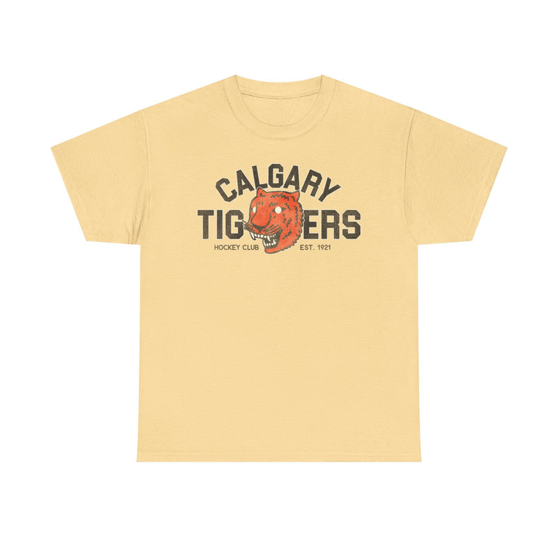 Load image into Gallery viewer, Calgary Tigers Hockey Team Nostalgic Logo T-shirt