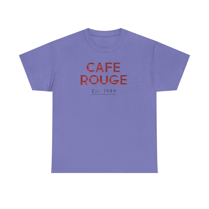 Load image into Gallery viewer, Cafe Rouge T-Shirt - French Bistro Restaurant Industry Defunct Logo Tee