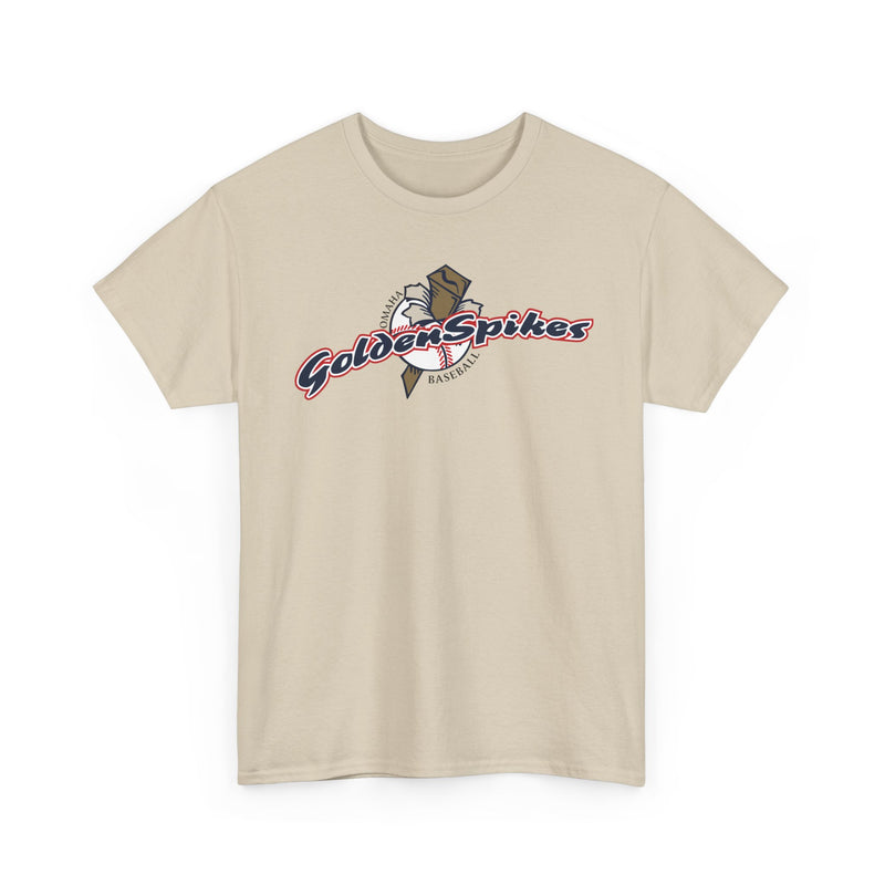 Load image into Gallery viewer, Omaha Golden Spikes 1999-2001 Pacific Coast League Baseball T-shirt