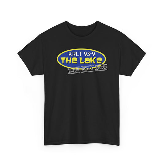 KRLT 93.9 The Lake T-Shirt - Radio Station Logo Tee - Rock Music