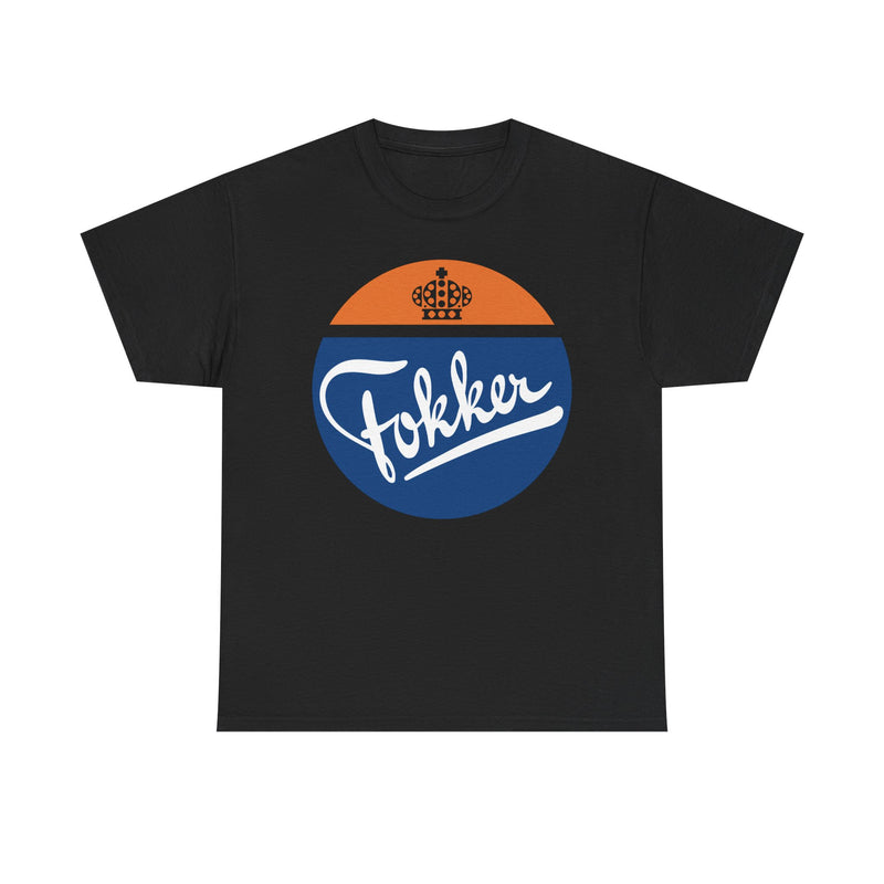 Load image into Gallery viewer, Fokker Royal Dutch Aircraft Manufacturer Vintage Logo T-Shirt