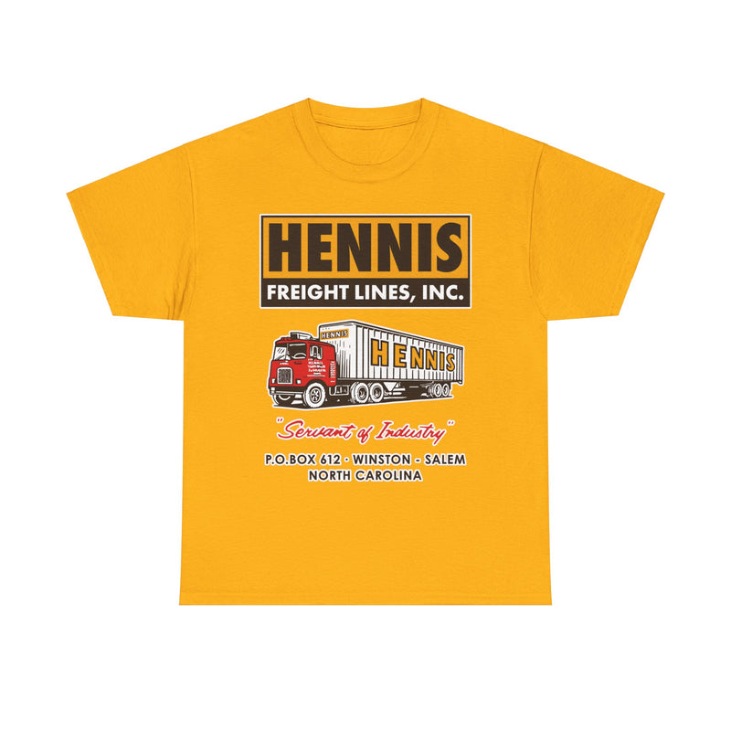 Load image into Gallery viewer, Hennis Freight Lines North Carolina Trucking T-shirt