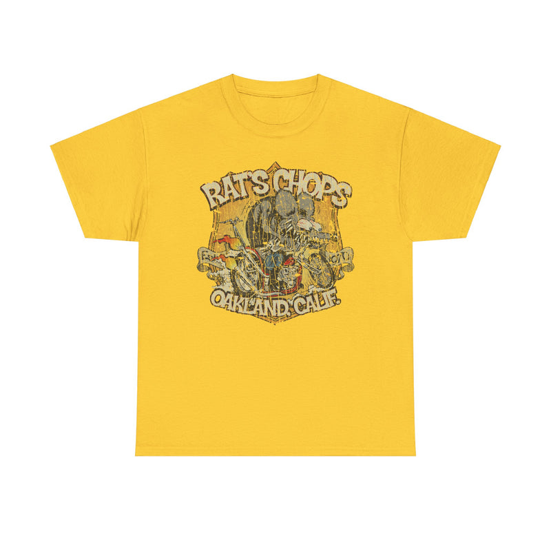 Load image into Gallery viewer, Rats Chops California Custom Motorcycle Shop T-shirt