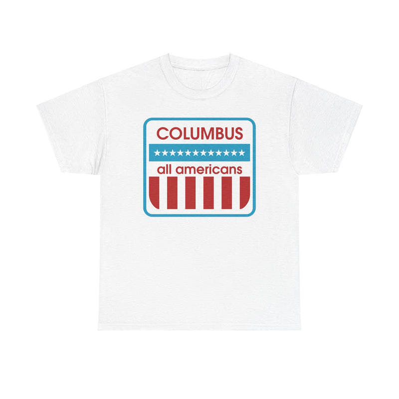 Load image into Gallery viewer, Columbus All-Americans Ohio American Professional Slo-Pitch League 1977 T-shirt