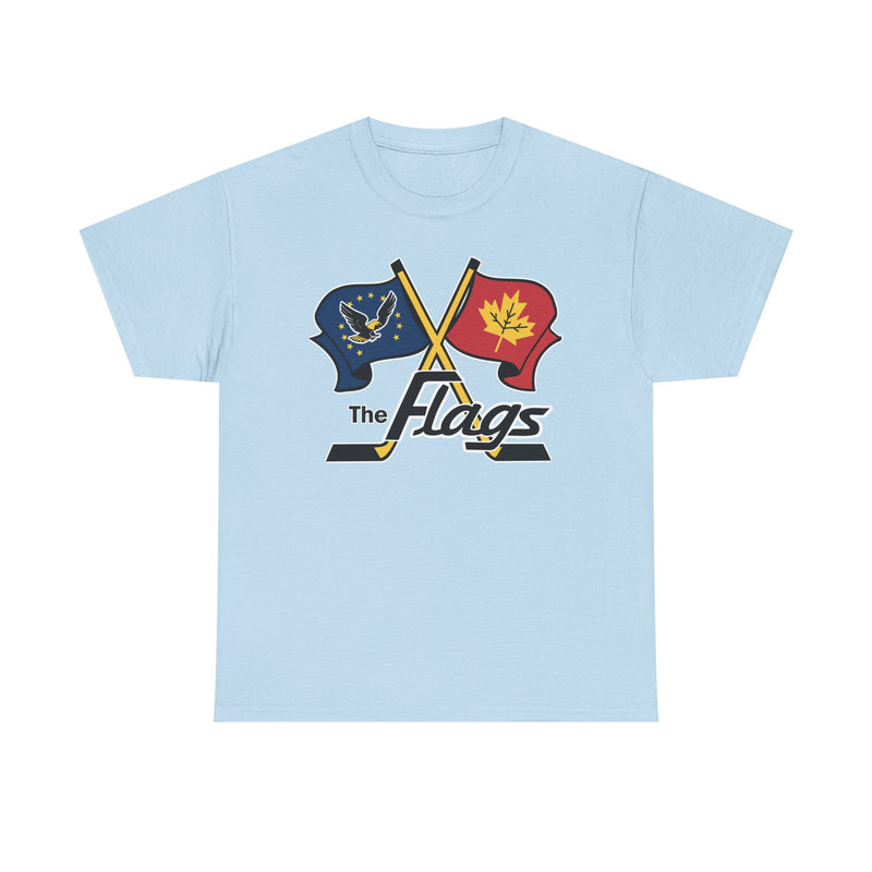 Load image into Gallery viewer, Port Huron Flags 1962-1981 Michigan Hockey T-shirt