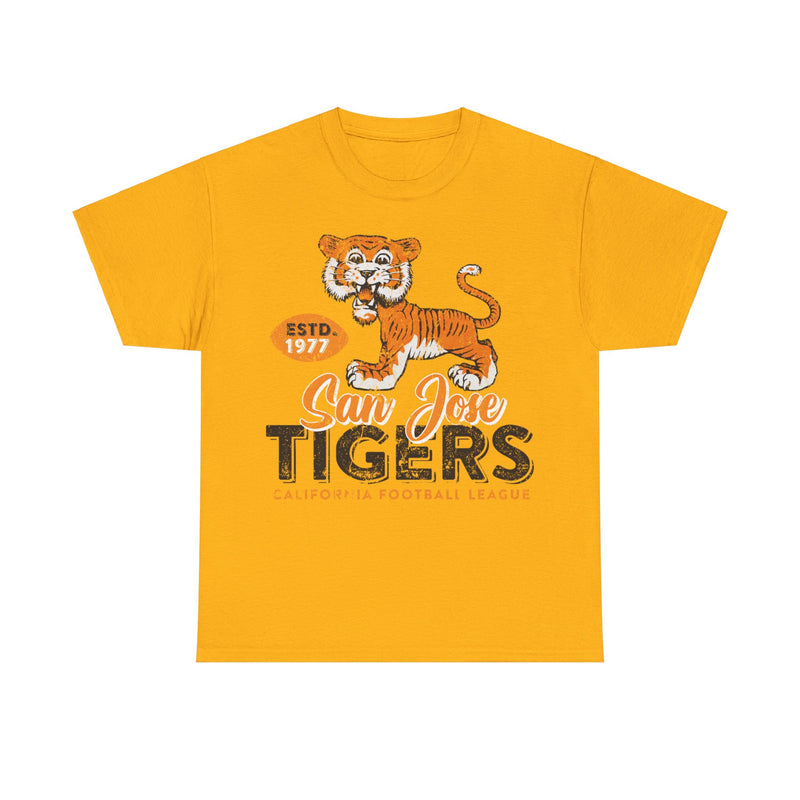 Load image into Gallery viewer, San Jose Tigers Est 1977 California Football Team T-shirt