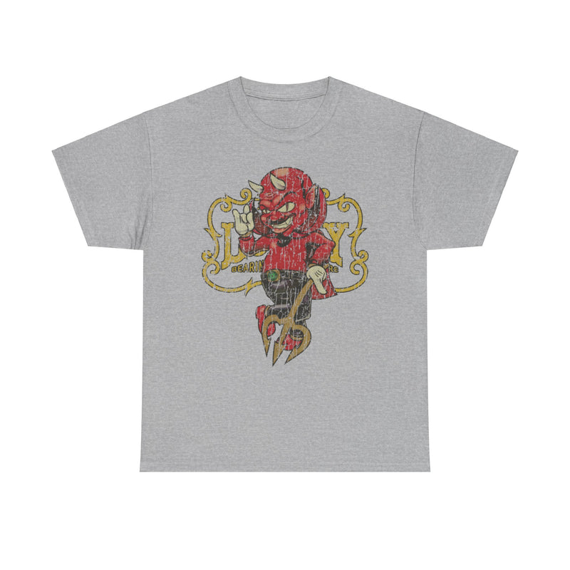 Load image into Gallery viewer, Lucky Bearings Devil 1995 Car Distressed Print T-shirt