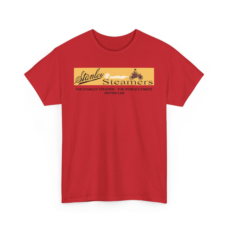 Load image into Gallery viewer, Stanley Steamers The World's Finest Motor Car Vintage Logo T-shirt