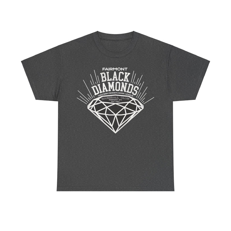 Load image into Gallery viewer, Fairmont Black Diamonds Nostalgic Retro Baseball Team T-shirt