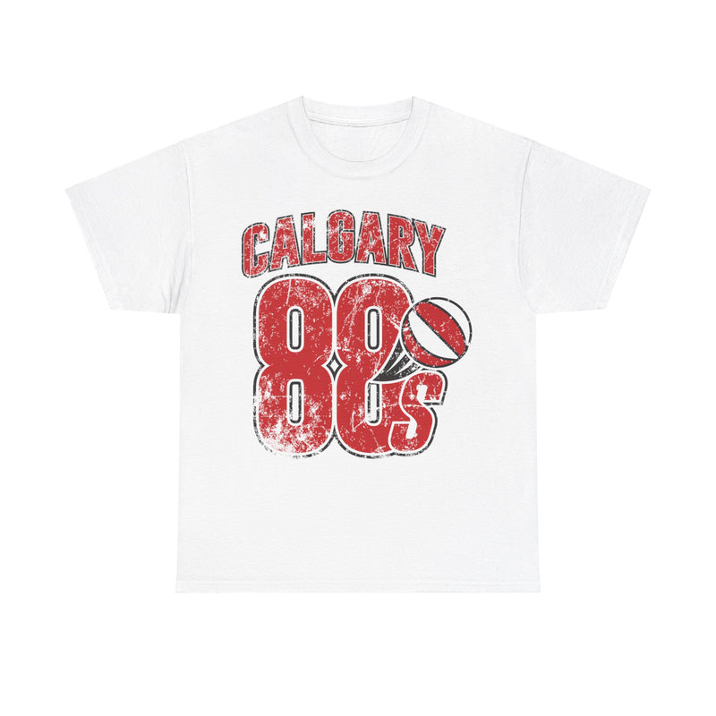 Load image into Gallery viewer, Calgary 88s Canada Red Logo Basketball Team T-shirt