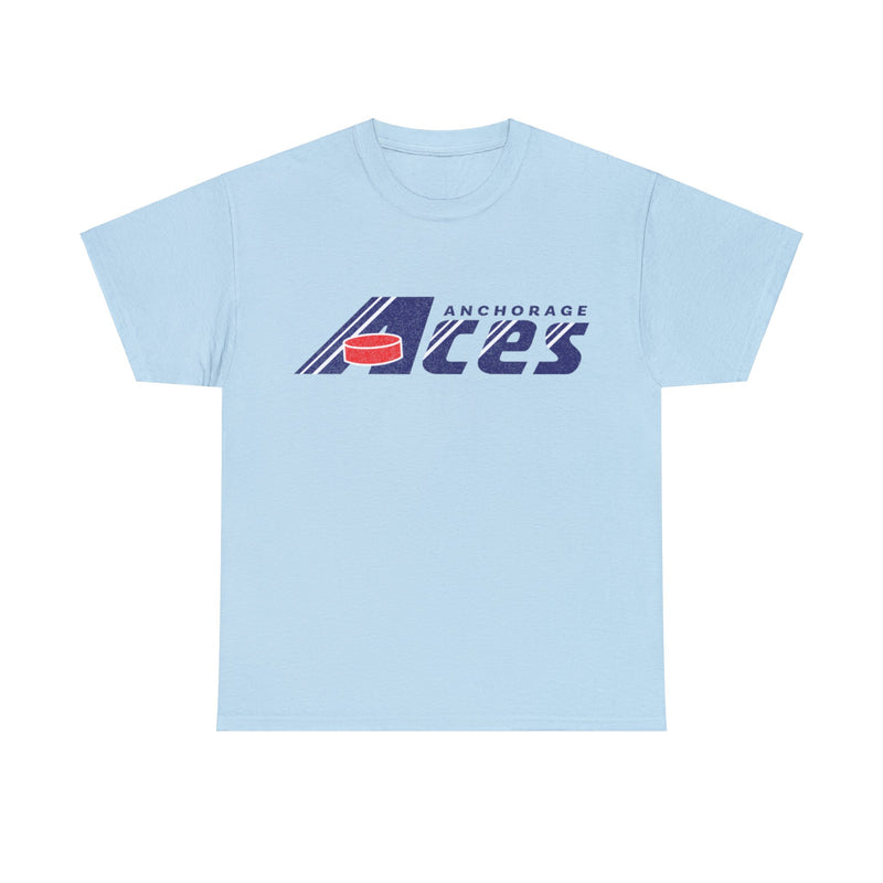 Load image into Gallery viewer, Anchorage Aces PSHL Hockey 1989 Nostalgic Logo T-shirt