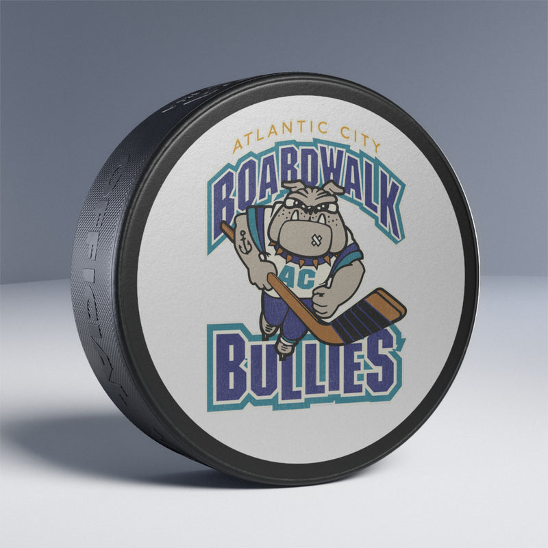 Load image into Gallery viewer, Atlantic City Boardwalk Bullies Nostalgic Retro Hockey Puck