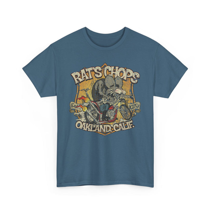 Load image into Gallery viewer, Rats Chops California Custom Motorcycle Shop T-shirt