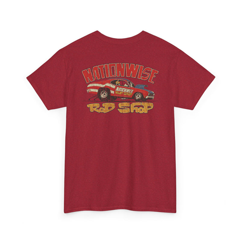 Load image into Gallery viewer, Nationwise Rod Shop 1974 Double Logo Ohio Auto Parts T-shirt
