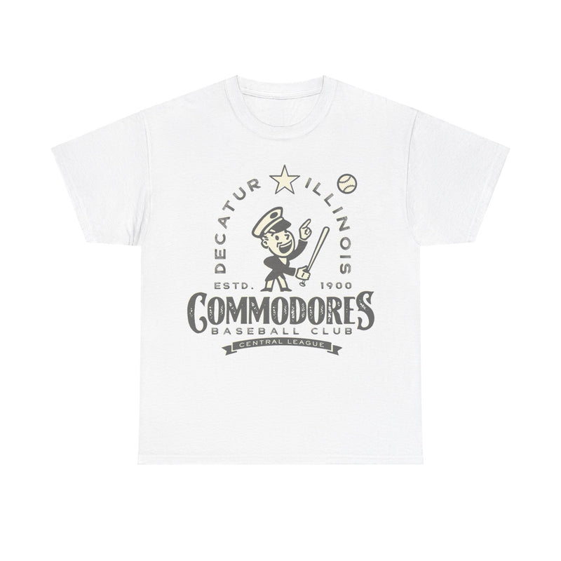 Load image into Gallery viewer, Decatur Illinois Commodores Central League Baseball T-shirt