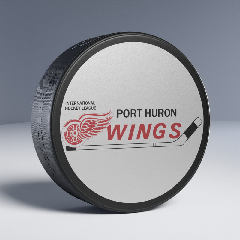 Load image into Gallery viewer, Port Huron Wings 1962-1981 Michigan Hockey Puck