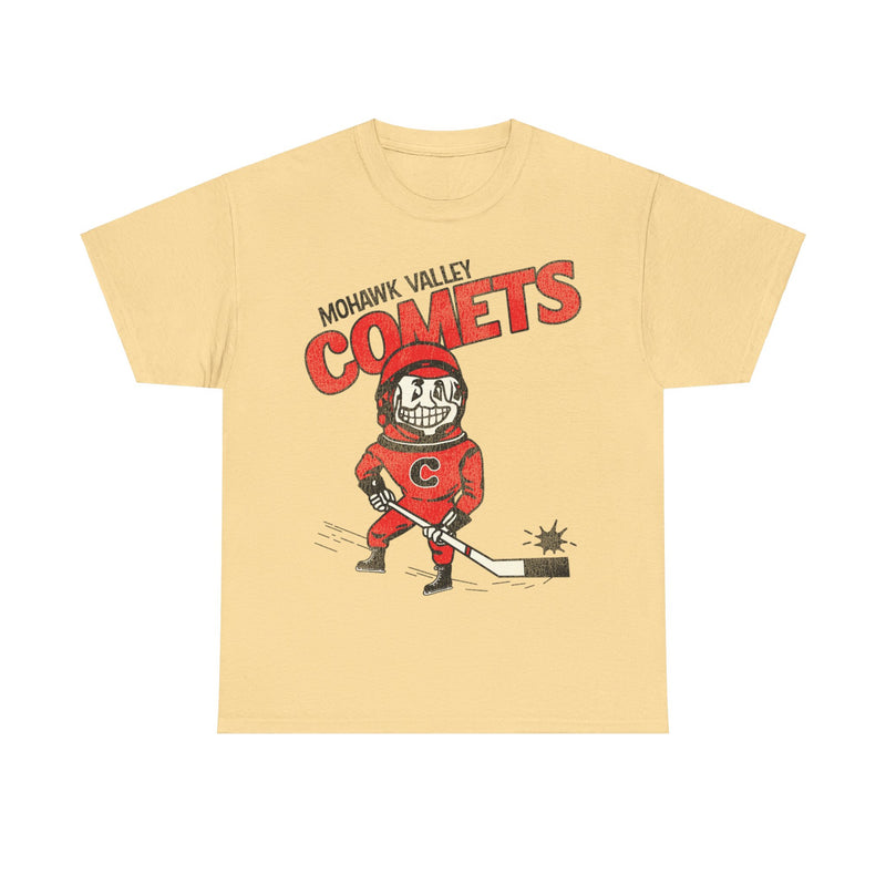 Load image into Gallery viewer, Mohawk Valley Comets Logo New York Hockey Team T-shirt