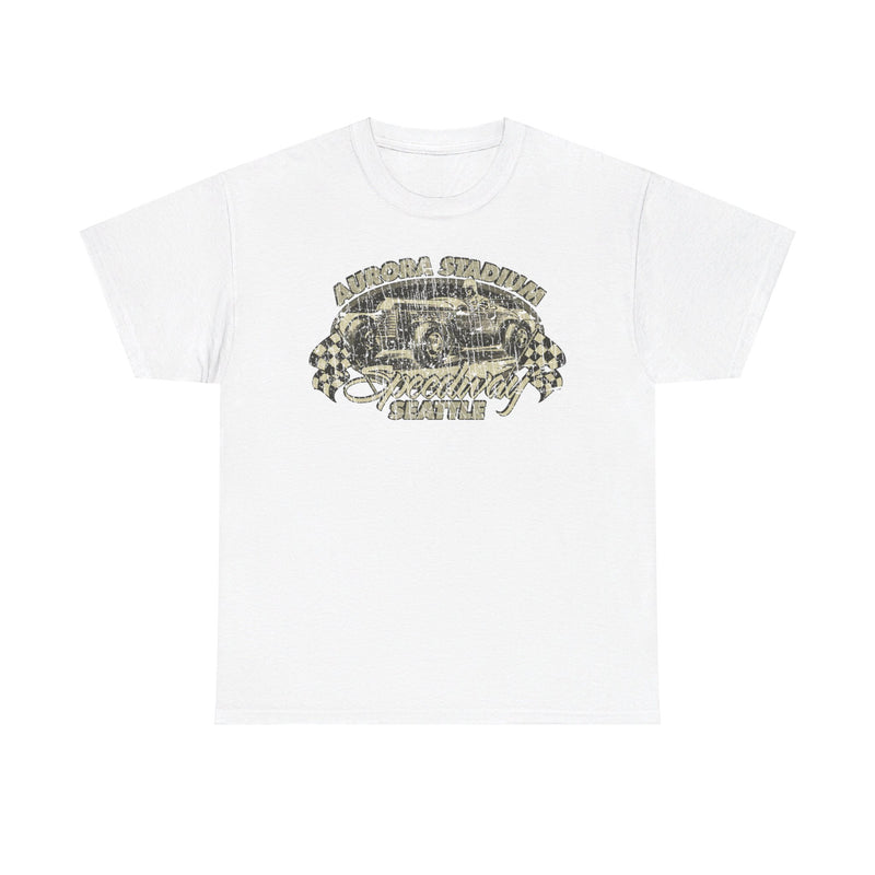 Load image into Gallery viewer, Aurora Stadium Speedway 1941 Seattle Washington Car T-shirt