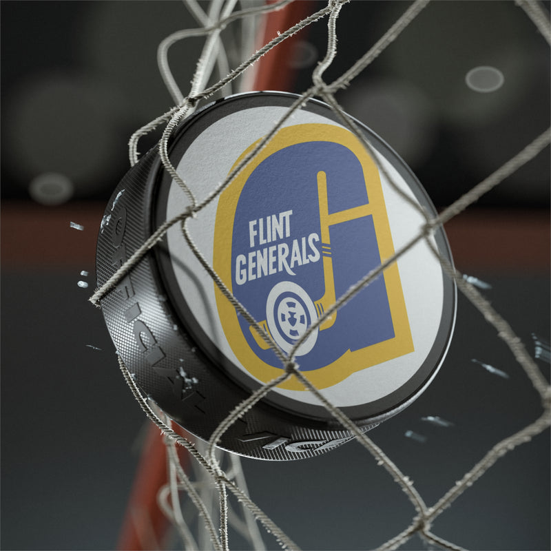 Load image into Gallery viewer, Flint Generals Michigan Hockey Puck