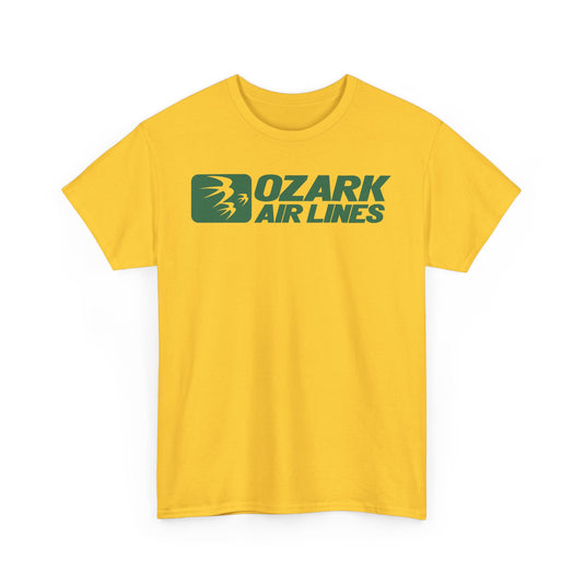 Ozark Airlines Green Logo Regional Aviation Collectible Nostalgia T-shirt