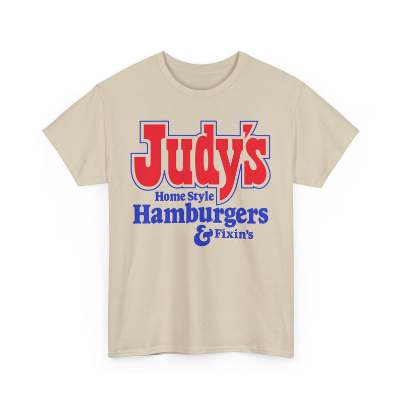 Load image into Gallery viewer, Judy's Home Style Hamburgers Fixins Vintage Logo Chain T-Shirt