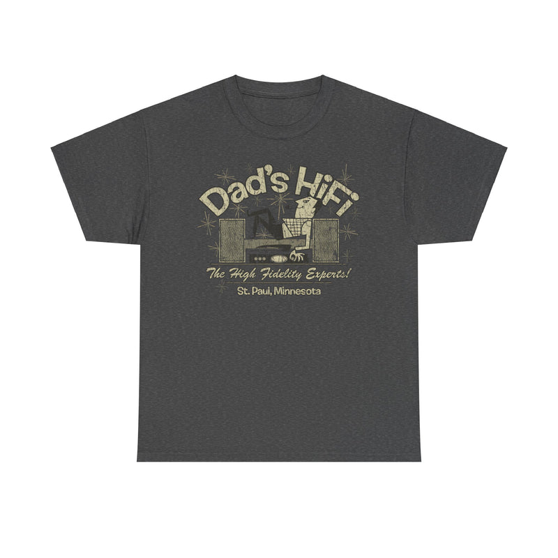 Load image into Gallery viewer, Dads HiFi Minnesota Retail Electronics Store T-shirt