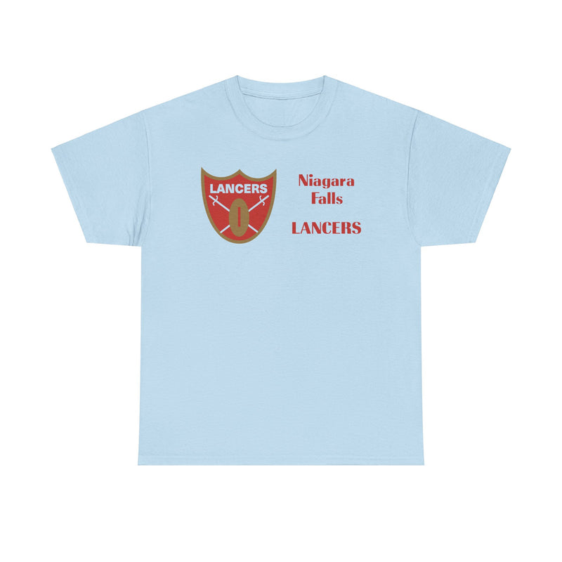 Load image into Gallery viewer, Niagara Falls New York Lancers Midwest Football 1971 T-shirt