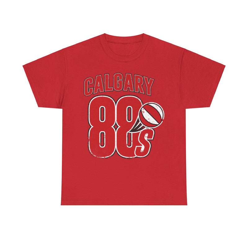 Load image into Gallery viewer, Calgary 88s Canada Red Logo Basketball Team T-shirt