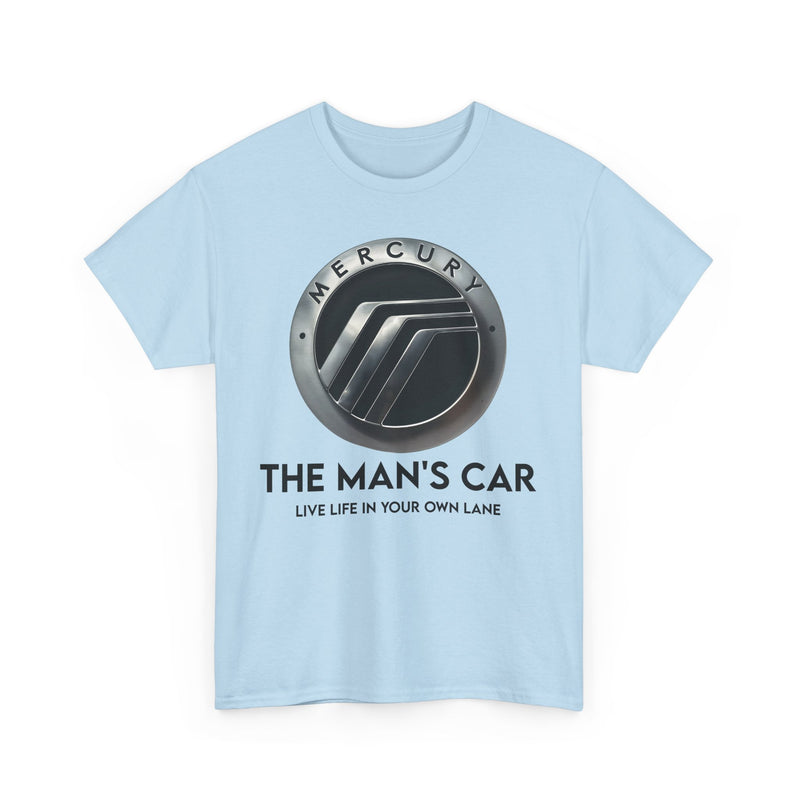 Load image into Gallery viewer, Mercury The Man's Car Live Life In Your Own Lane Silver T-shirt