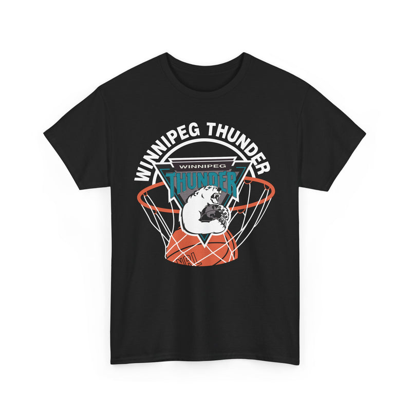 Load image into Gallery viewer, Winnipeg Thunder Basketball 1992-1994 World Basketball League T-shirt
