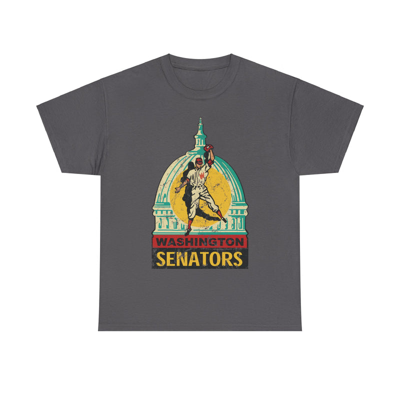 Load image into Gallery viewer, Washington DC Senators Capital Logo Baseball T-shirt