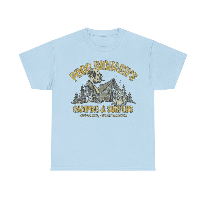 Load image into Gallery viewer, Poor Richards Camping Surplus 1968 Distressed Print T-shirt