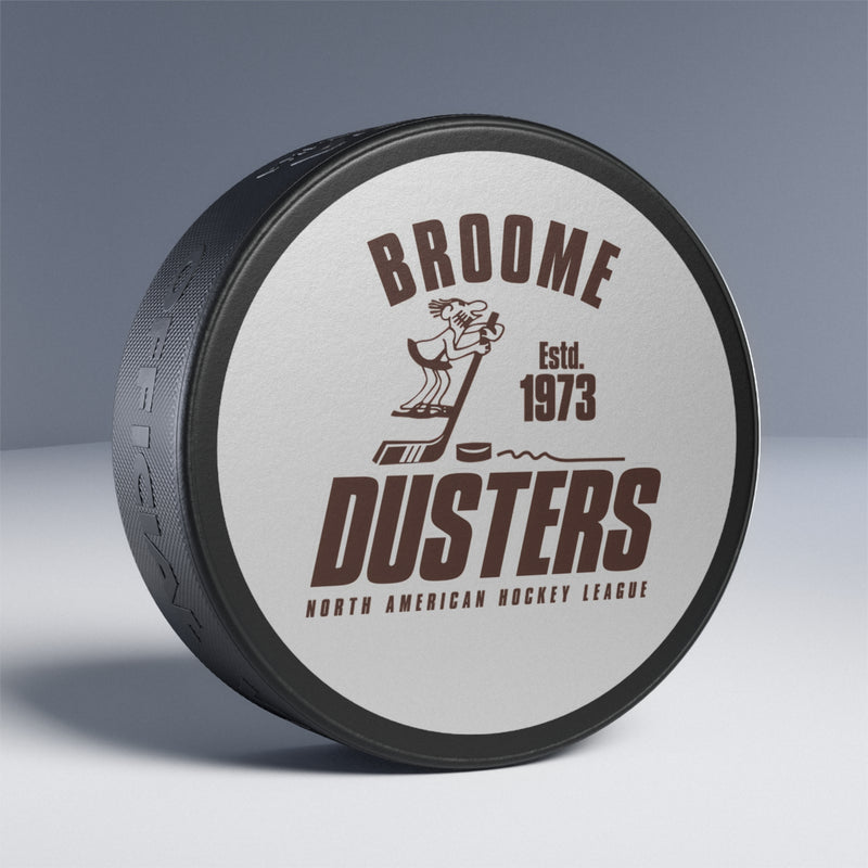 Load image into Gallery viewer, Broome Dusters 1973 Nostalgic Retro Hockey Puck