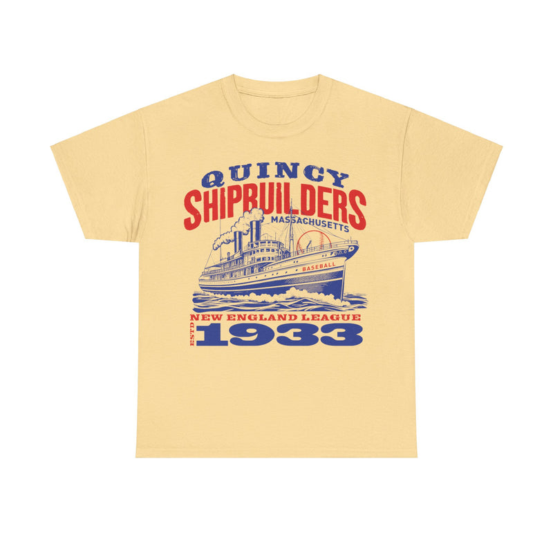 Load image into Gallery viewer, Quincy Shipbuilders Est 1933 Massachusetts Baseball T-shirt