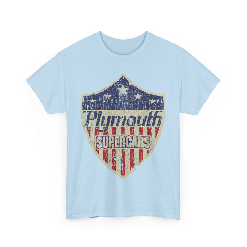 Load image into Gallery viewer, Plymouth Supercars Logo Nostalgic Car T-shirt