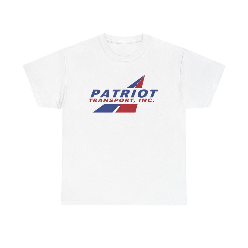 Load image into Gallery viewer, Patriot Transport Inc T-Shirt Defunct Trucking Company Bankrupt Logo Tee