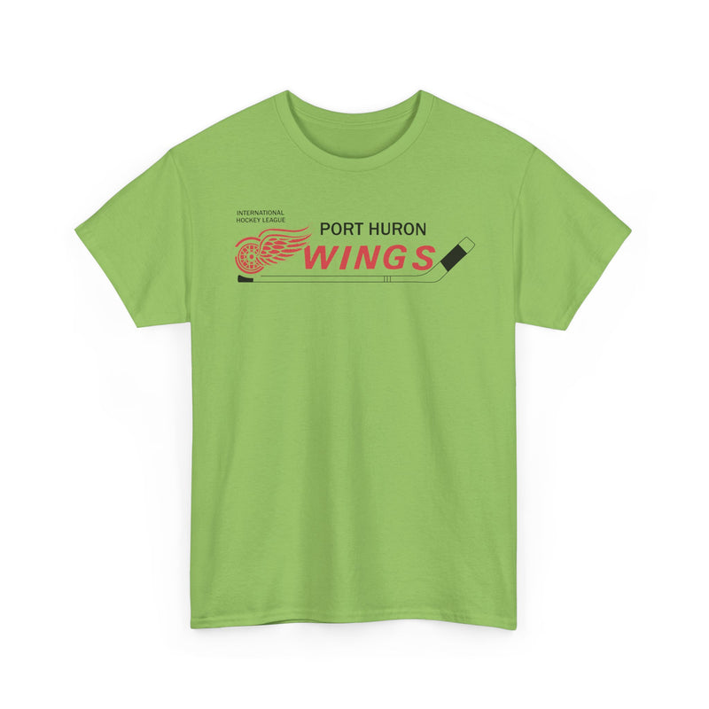 Load image into Gallery viewer, Port Huron Wings 1962-1981 Michigan Hockey T-shirt