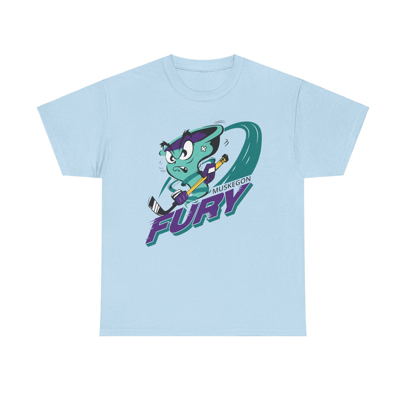 Load image into Gallery viewer, Muskegon Fury Michigan Hockey 1992-2008 T-shirt