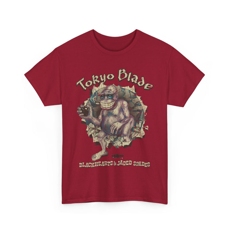 Load image into Gallery viewer, Tokyo Blade Black Hearts Jaded Spades Music Rock T-shirt