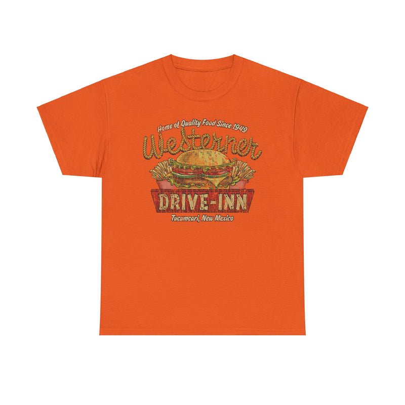 Load image into Gallery viewer, Westerner Drive-Inn 1949 Tucumcari New Mexico Diner Fast Food Restaurant T-shirt