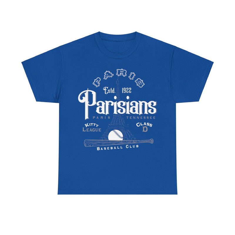 Load image into Gallery viewer, Paris Parisians Est 1922 Tennessee Baseball T-shirt