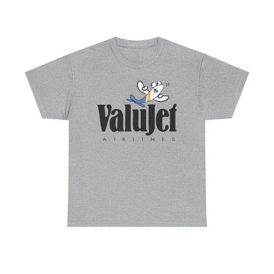 ValuJet Airlines Cartoon Plane Character Vintage Florida Carrier T-shirt