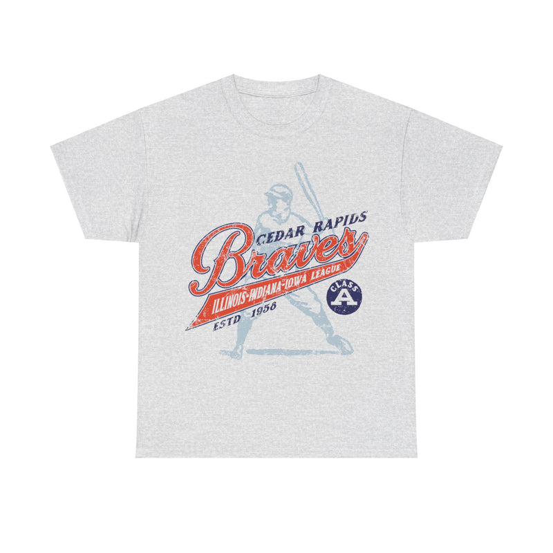Load image into Gallery viewer, Cedar Rapids Braves Est 1956 Iowa Baseball Team T-shirt