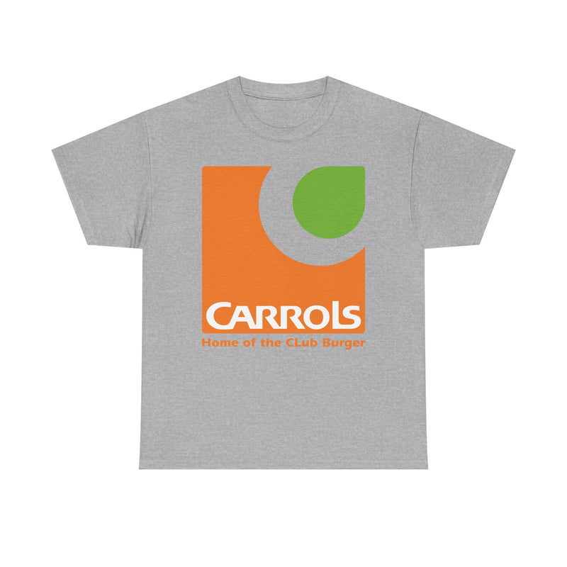 Load image into Gallery viewer, Carrols Home of Club Burger Vintage Classic Chain Restaurant Logo T-Shirt