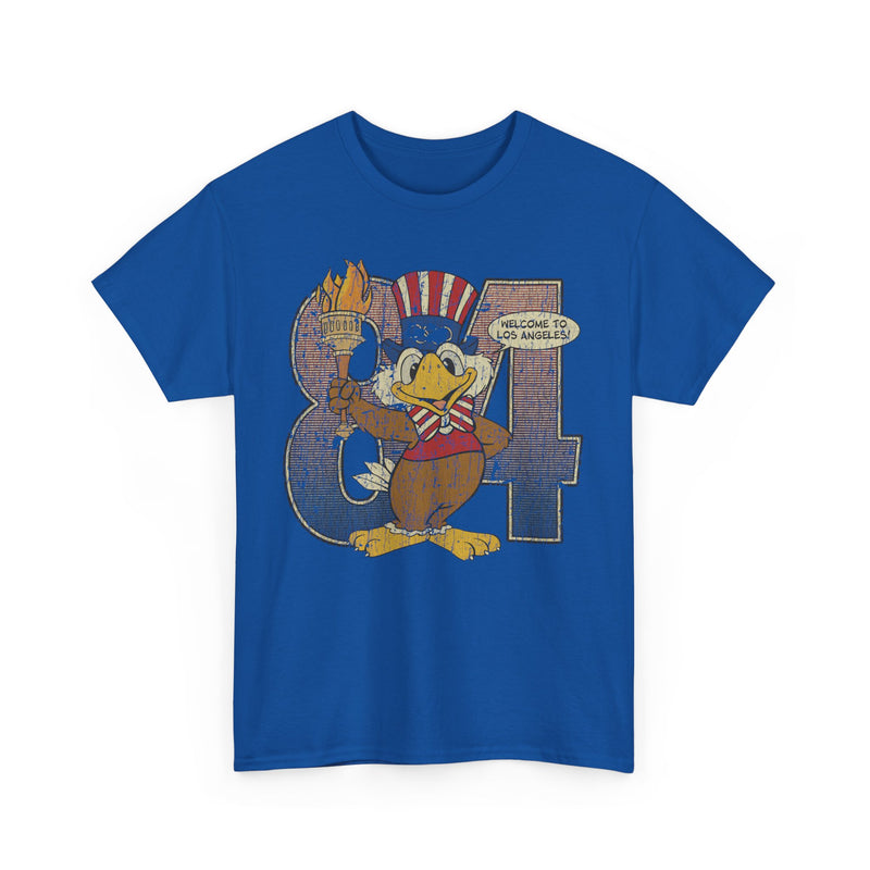 Load image into Gallery viewer, Sam The Eagle 1984 Summer Olympics Mascot California T-shirt