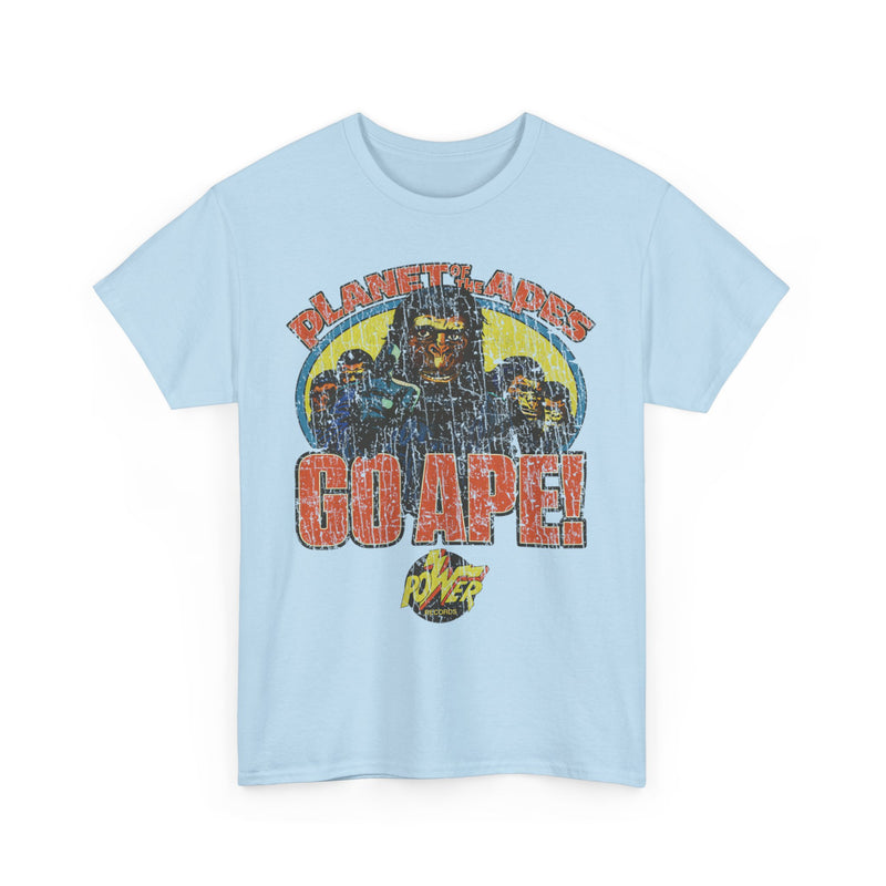 Load image into Gallery viewer, Planet of the Apes Go Ape Power Records Nostalgic T-shirt