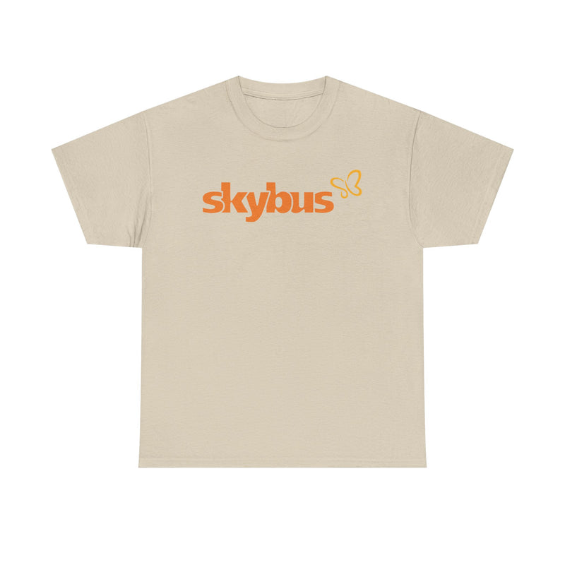 Load image into Gallery viewer, Skybus Australian Low Cost Carrier Orange Butterfly Logo Airline T-shirt