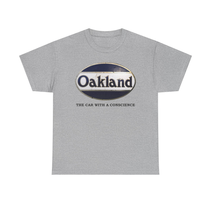 Load image into Gallery viewer, Oakland The Car With A Conscience Pontiac Predecessor T-shirt